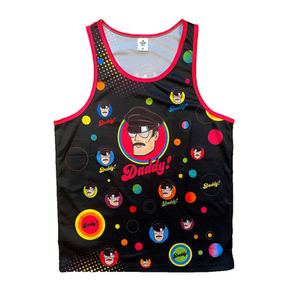 "Disco Daddy" Mesh Tank Top: Med