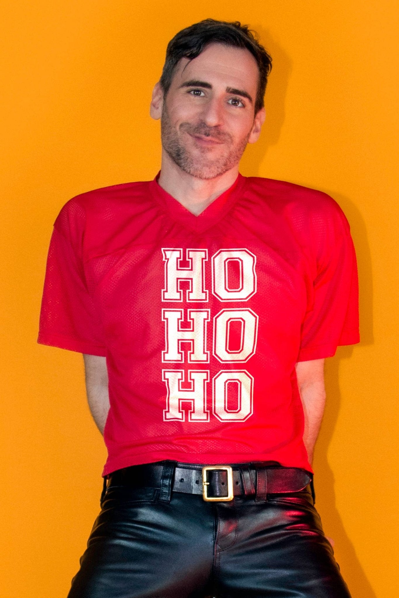 "HO HO HO" Mesh Football Jersey : - Vegas Pride Positions