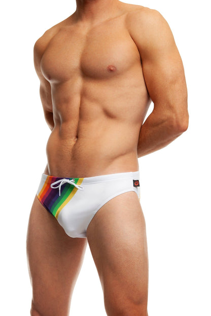 Jack Adams: Rainbow Swim Brief: Black - Vegas Pride Positions