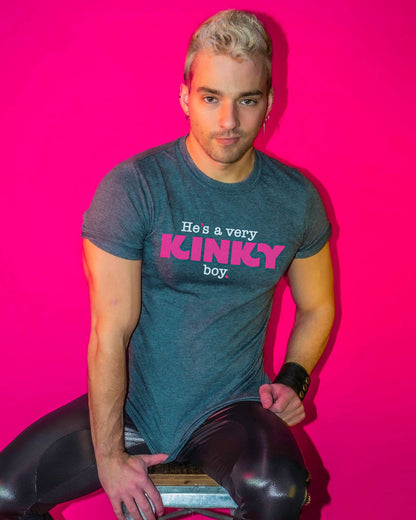 "KINKY BOY" T-shirt (Gay Queer LGBTQ) : - Vegas Pride Positions