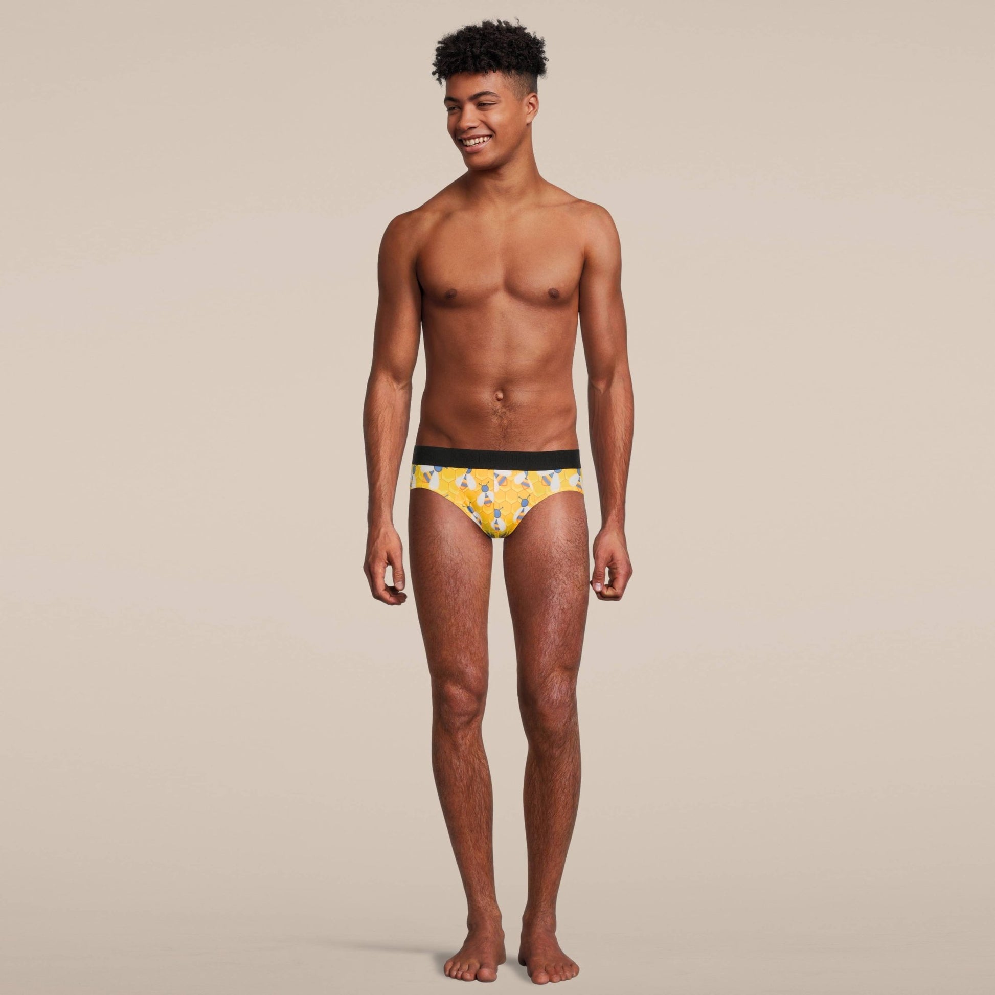 Men's Bee Brief Underwear: - Vegas Pride Positions