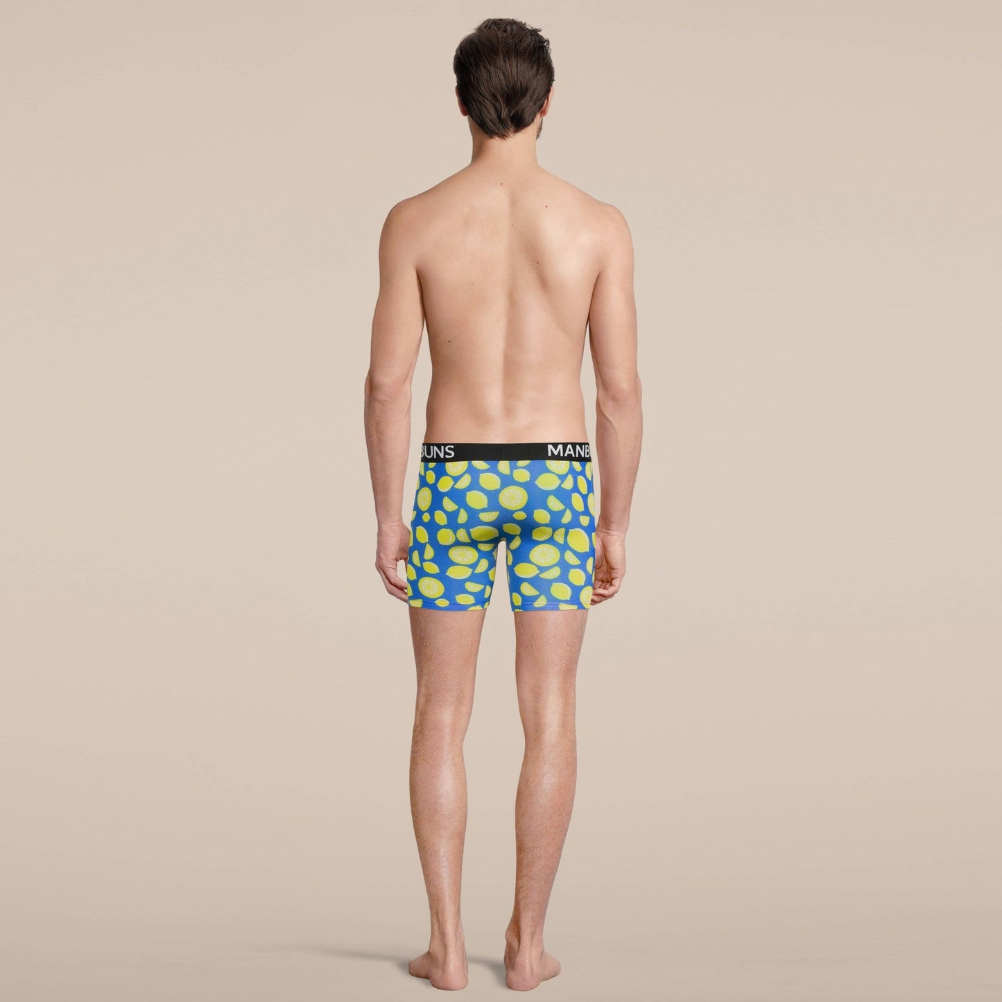 Men's Lemon Boxer Brief Underwear: - Vegas Pride Positions