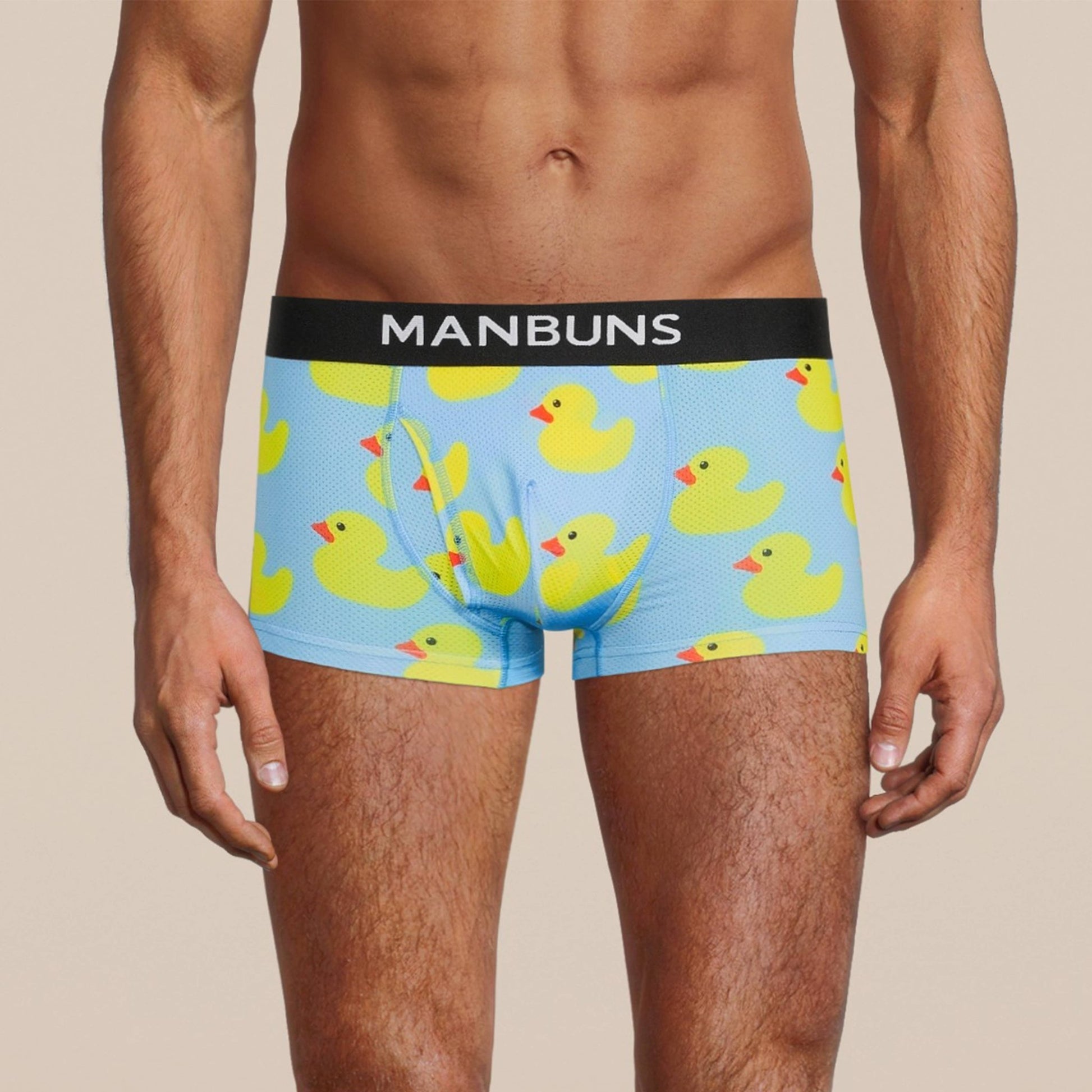Men's Rubber Duck Boxer Trunk Underwear: - Vegas Pride Positions