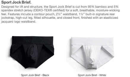 NEUDE Sports Jock Brief - Vegas Pride Positions