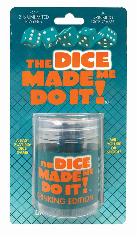"The Dice Made Me Do It- Drinking Edition LG-BG066"