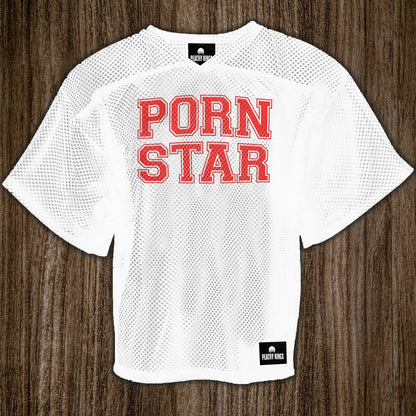 "PORN STARY" Mesh Football Jersey: - Vegas Pride Positions
