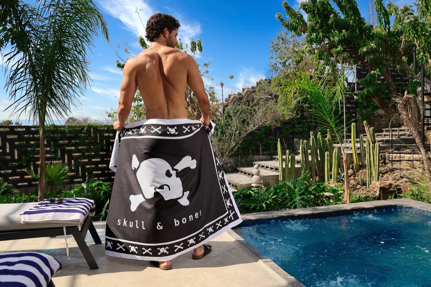 Skull and Bones Logo Towel - Vegas Pride Positions