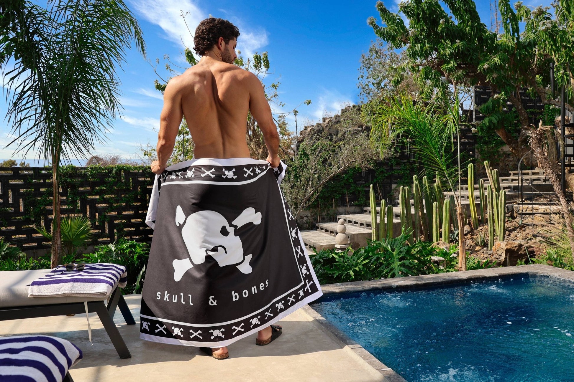 Skull and Bones Logo Towel - Vegas Pride Positions