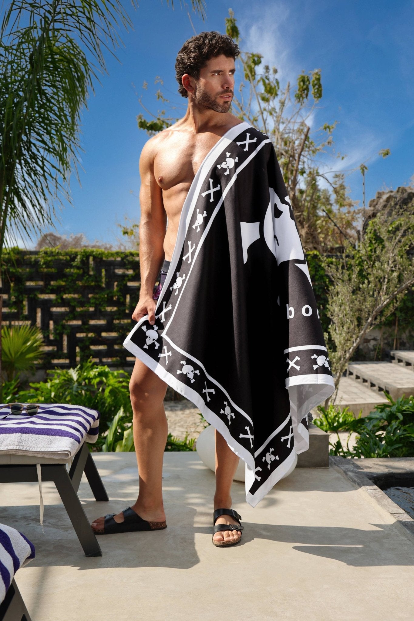 Skull and Bones Logo Towel - Vegas Pride Positions