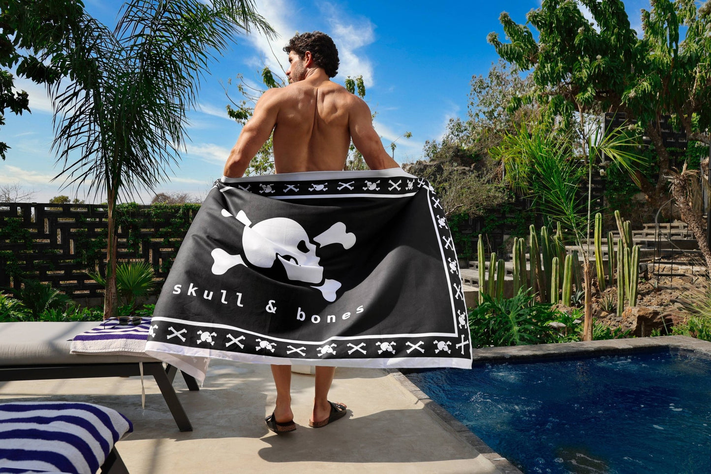 Skull and Bones Logo Towel - Vegas Pride Positions