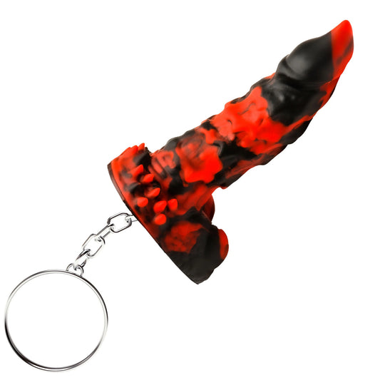 "Fire Demon Keychain - Red/black CC-AH438"