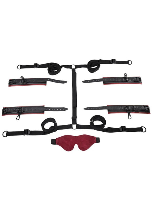 "Saffron Under the Bed Restraint System - Black/red SS48044"